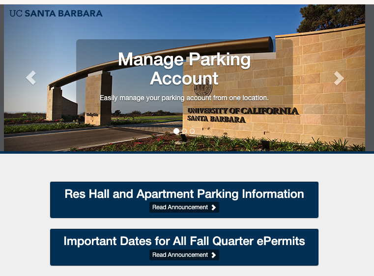 ePermit Portal Screenshot